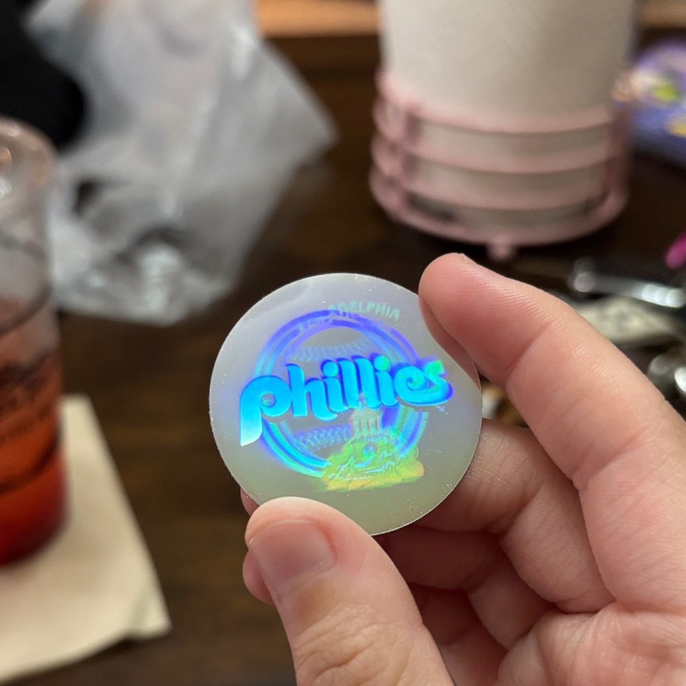 Holographic Phillies Sticker